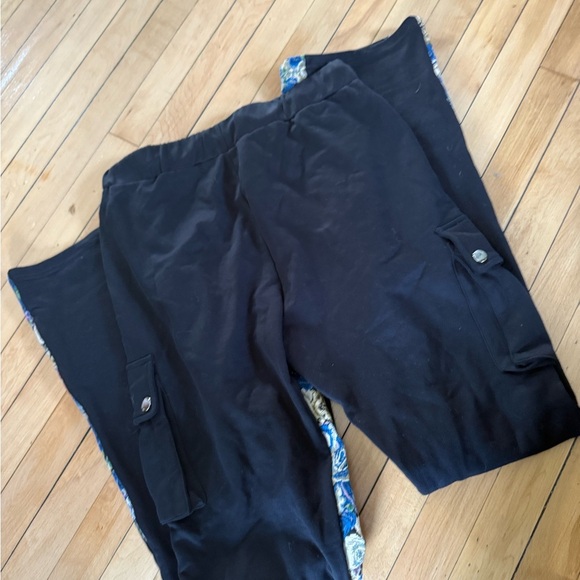 VALABASAS BLUE MULTI STACKED JOGGERS - Picture 7 of 7